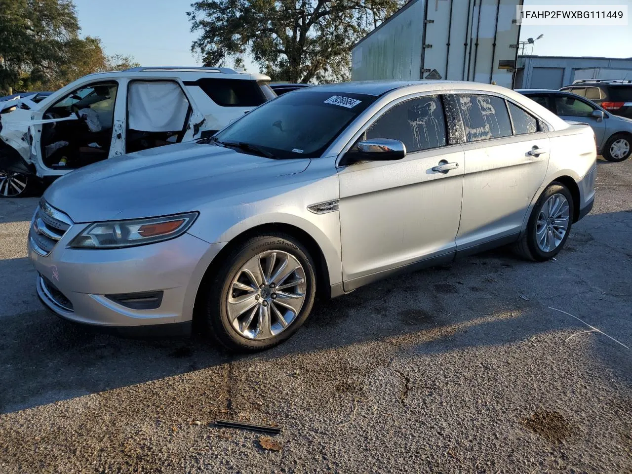 2011 Ford Taurus Limited VIN: 1FAHP2FWXBG111449 Lot: 78260664