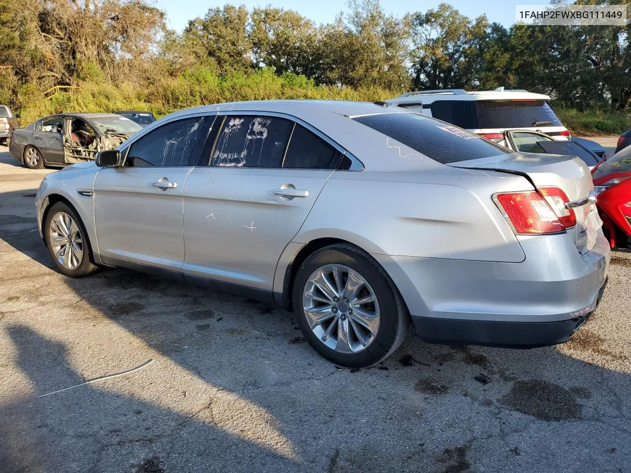 2011 Ford Taurus Limited VIN: 1FAHP2FWXBG111449 Lot: 78260664