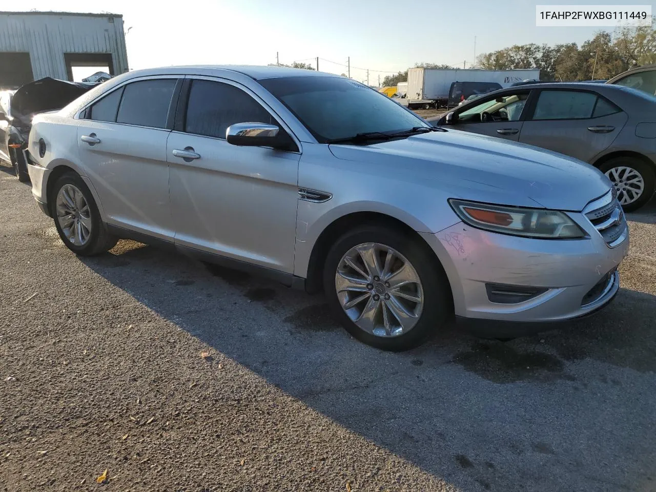 2011 Ford Taurus Limited VIN: 1FAHP2FWXBG111449 Lot: 78260664