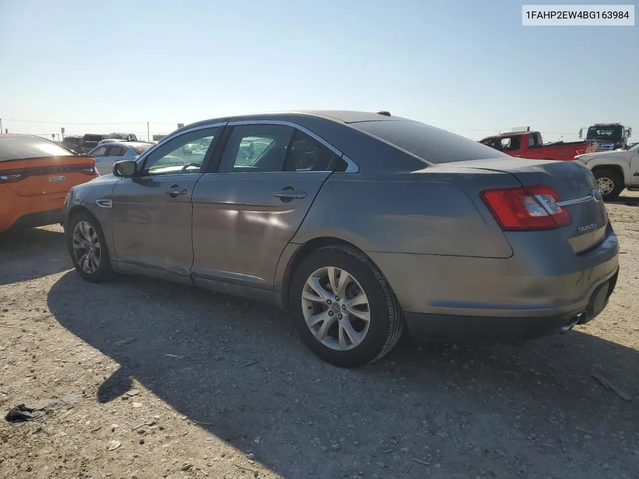 2011 Ford Taurus Sel VIN: 1FAHP2EW4BG163984 Lot: 78812414