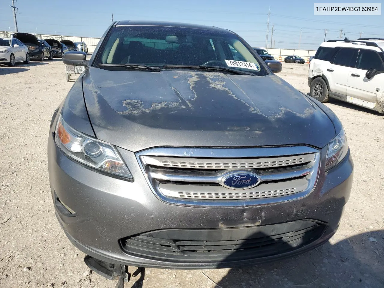 2011 Ford Taurus Sel VIN: 1FAHP2EW4BG163984 Lot: 78812414