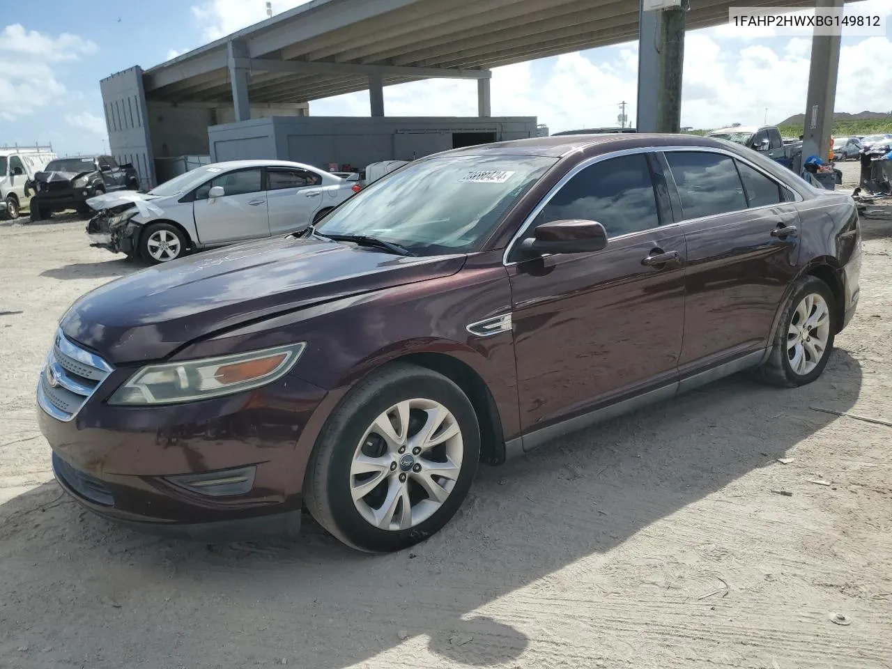 2011 Ford Taurus Sel VIN: 1FAHP2HWXBG149812 Lot: 79200424