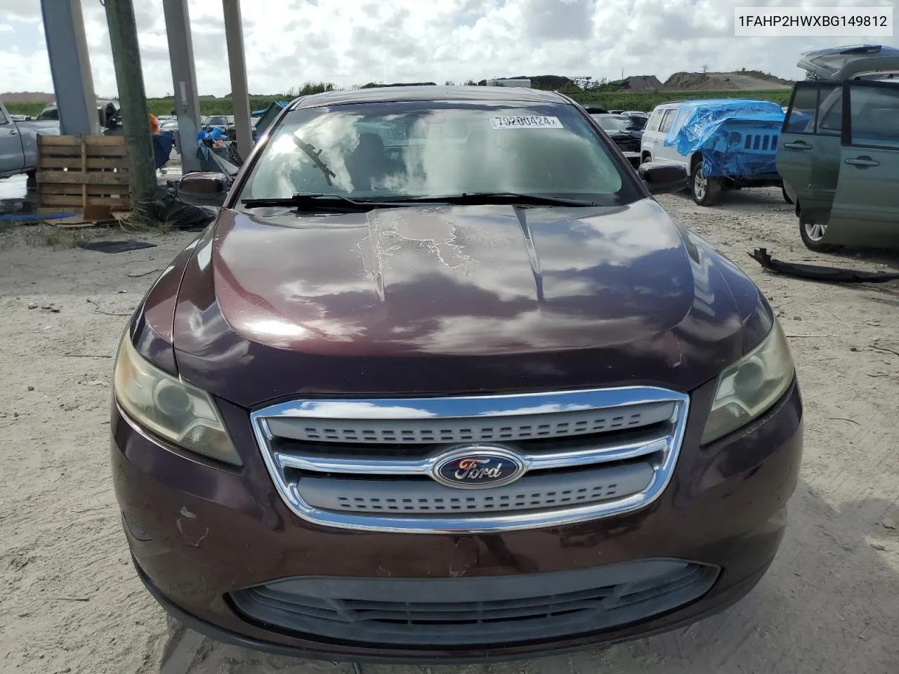 2011 Ford Taurus Sel VIN: 1FAHP2HWXBG149812 Lot: 79200424