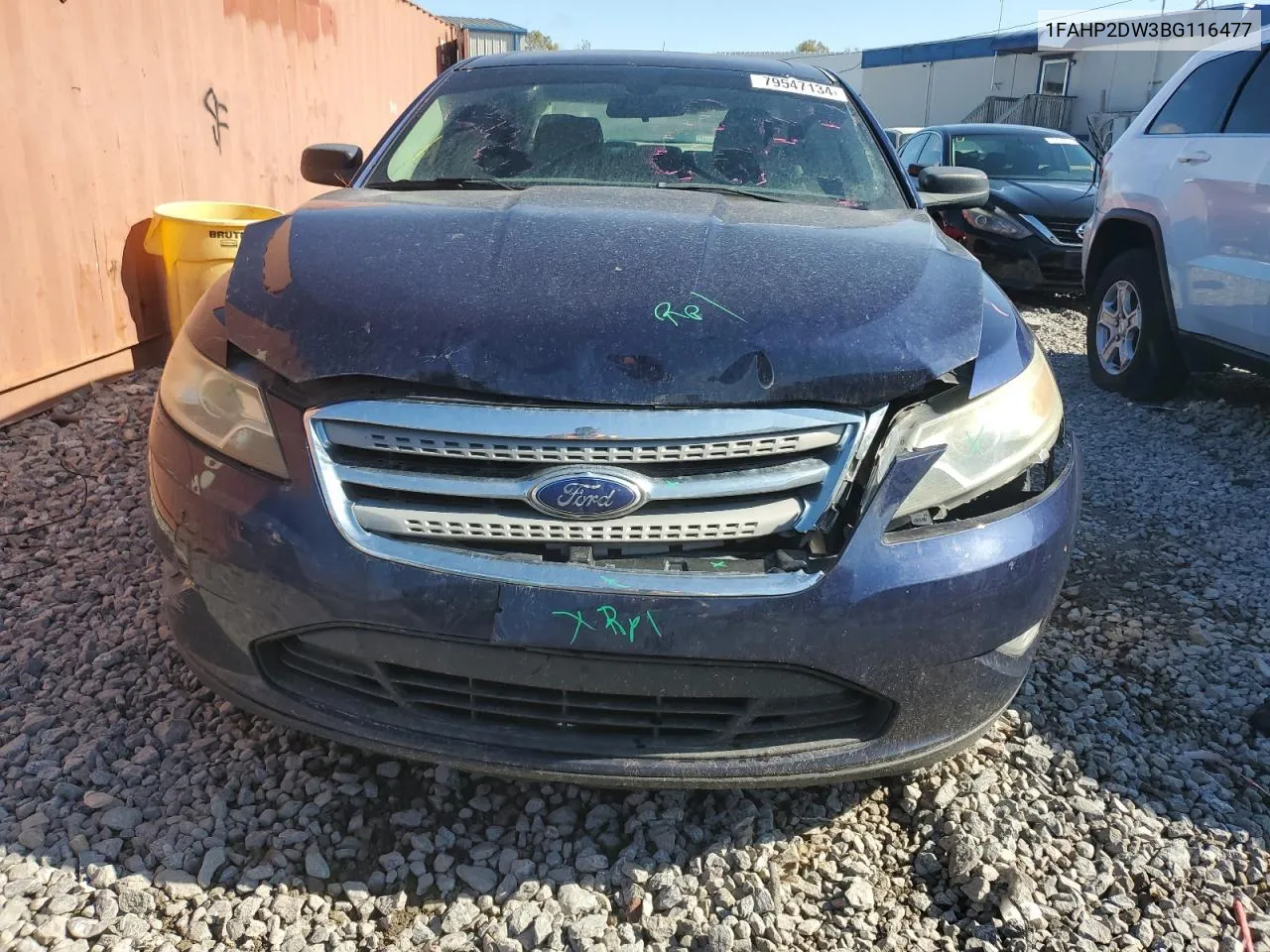 2011 Ford Taurus Se VIN: 1FAHP2DW3BG116477 Lot: 79547134