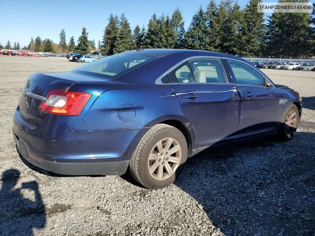 2011 Ford Taurus Se VIN: 1FAHP2DW8BG145456 Lot: 79571724