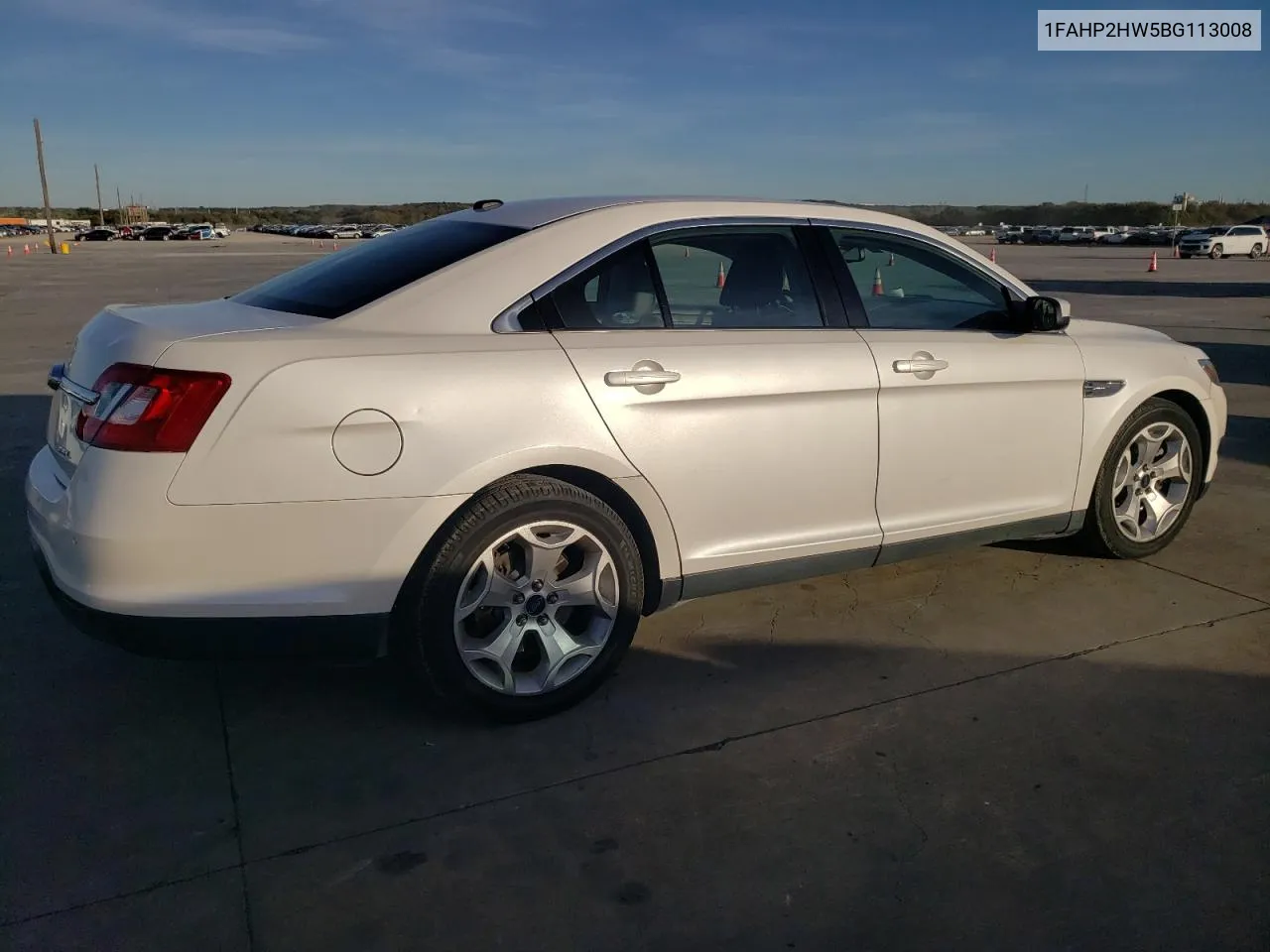 2011 Ford Taurus Sel VIN: 1FAHP2HW5BG113008 Lot: 79619404