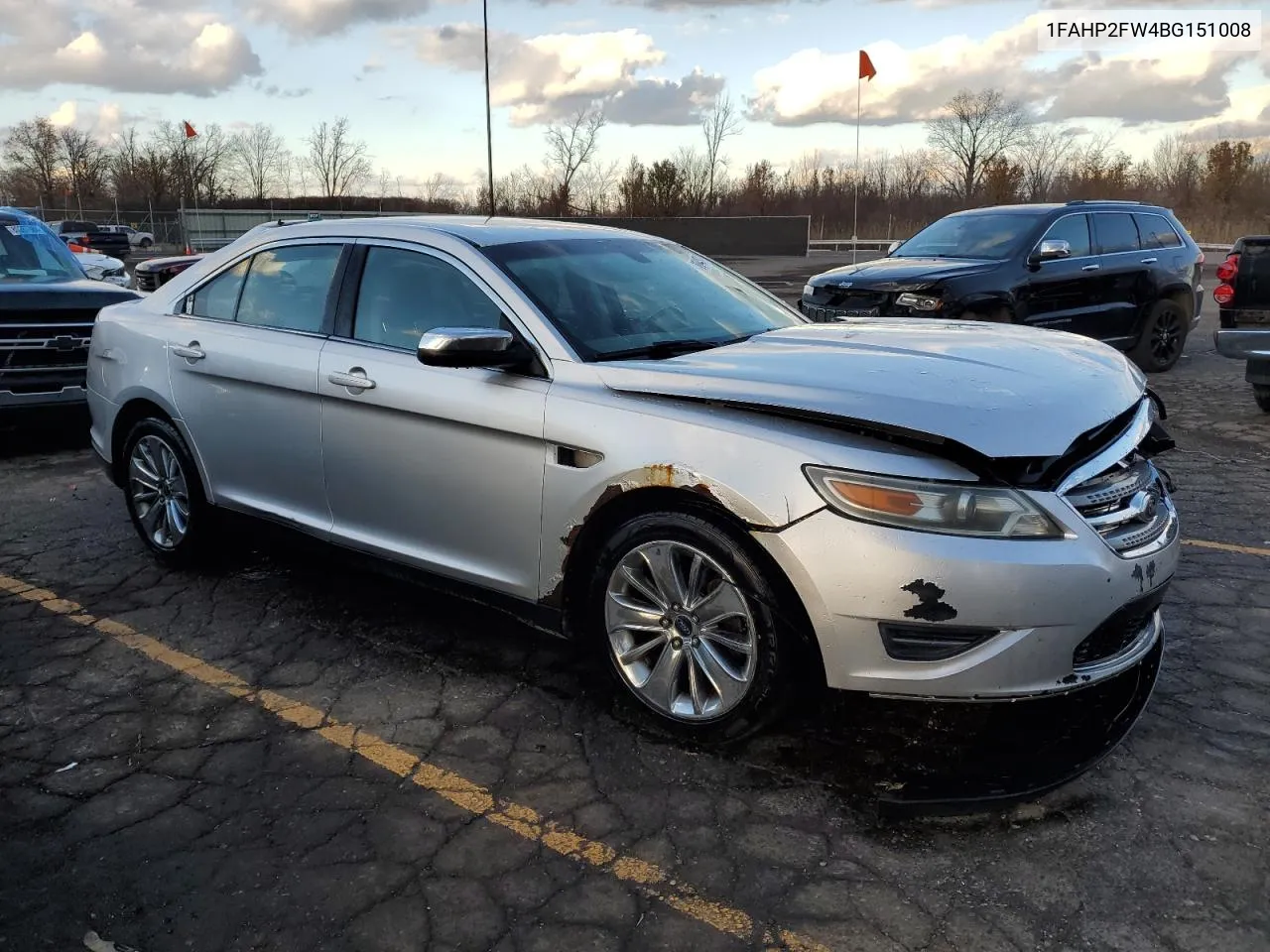 1FAHP2FW4BG151008 2011 Ford Taurus Limited