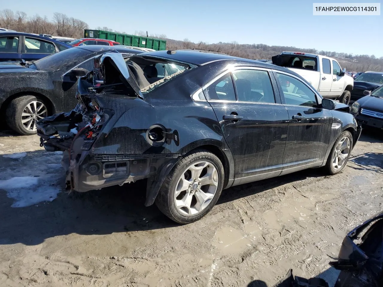 2012 Ford Taurus Sel VIN: 1FAHP2EW0CG114301 Lot: 43293264