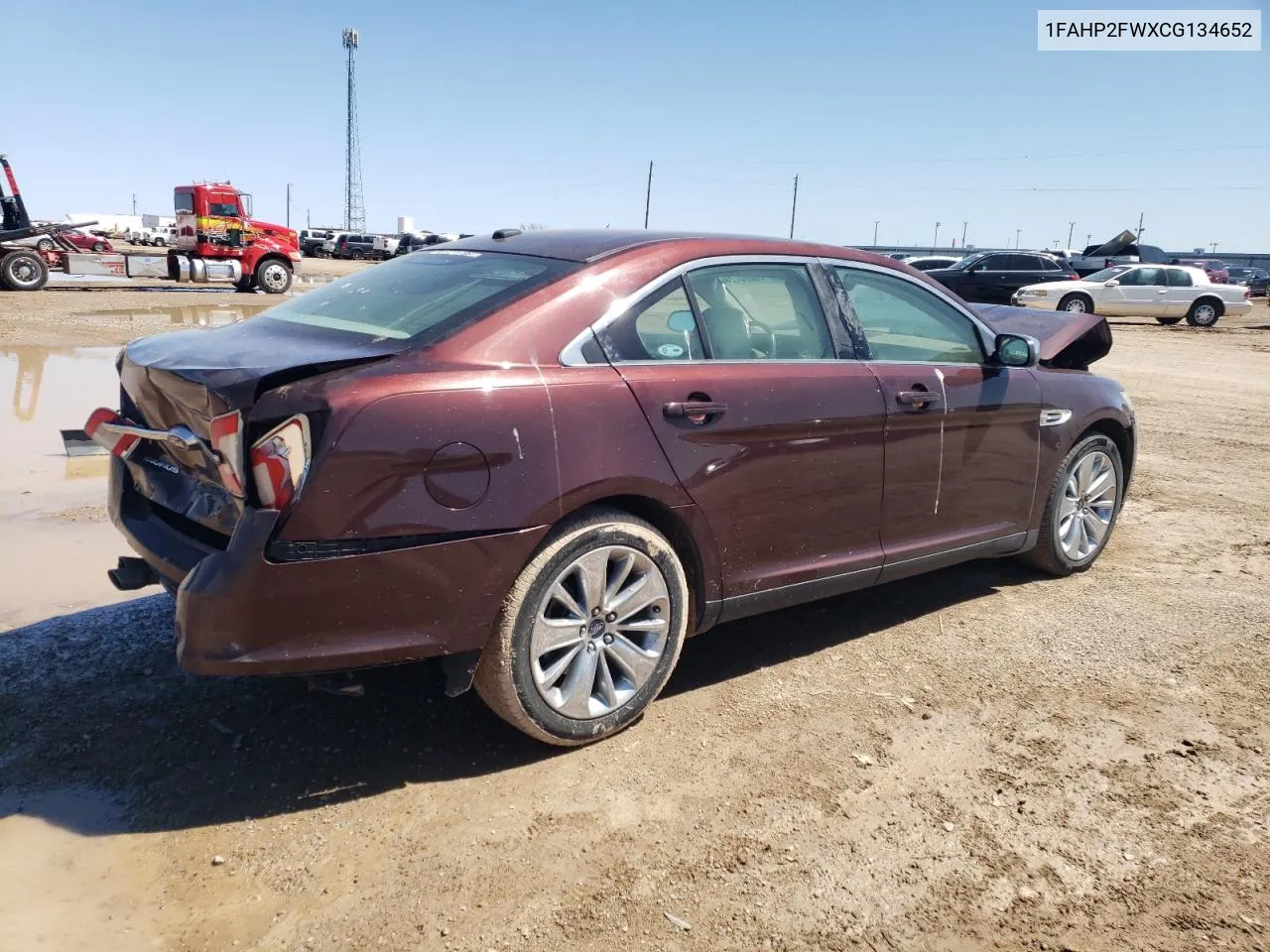 2012 Ford Taurus Limited VIN: 1FAHP2FWXCG134652 Lot: 50372724