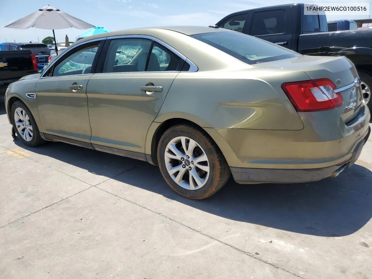 2012 Ford Taurus Sel VIN: 1FAHP2EW6CG100516 Lot: 54597534