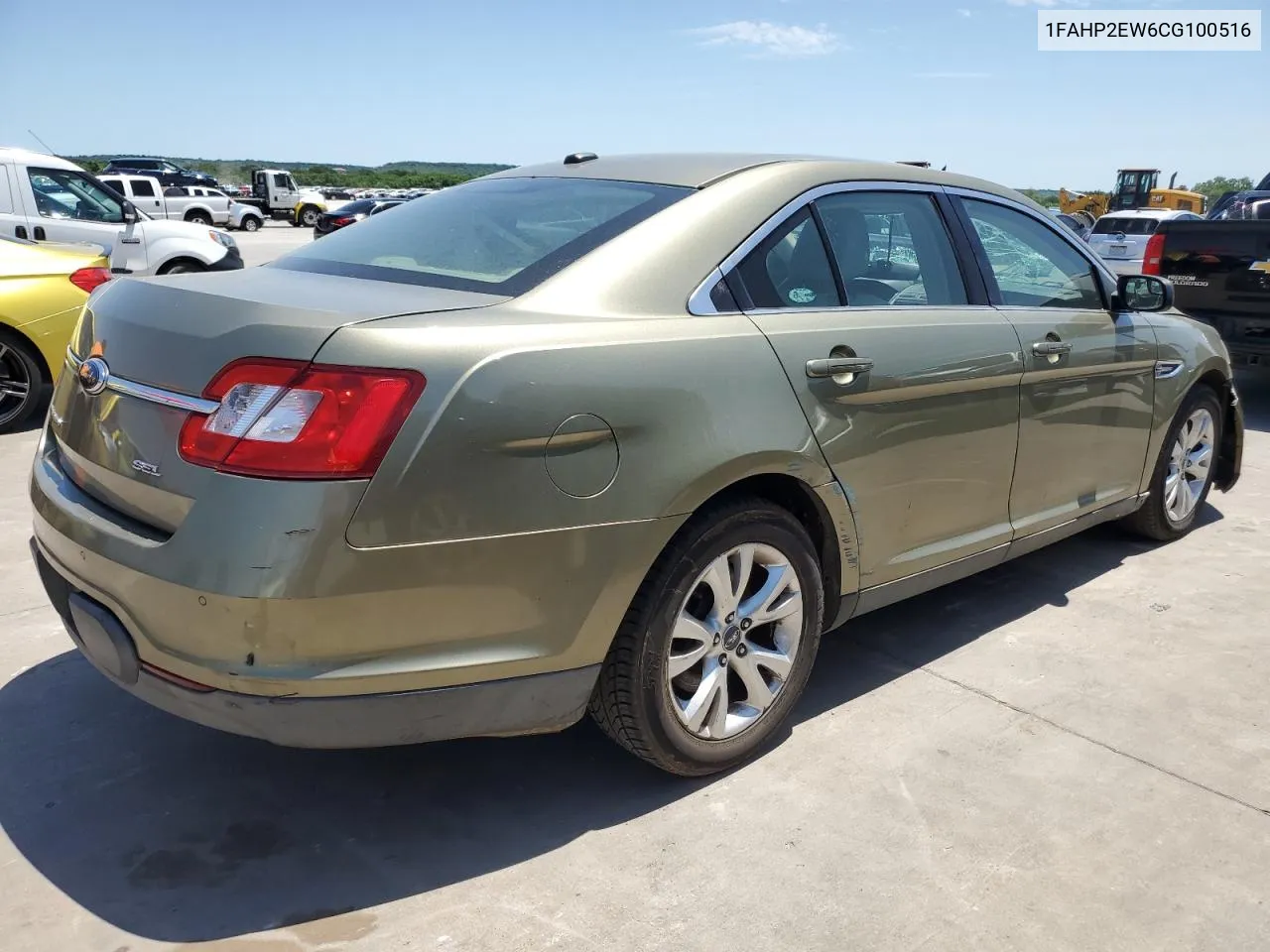 2012 Ford Taurus Sel VIN: 1FAHP2EW6CG100516 Lot: 54597534