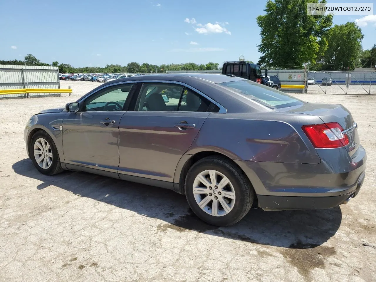 2012 Ford Taurus Se VIN: 1FAHP2DW1CG127270 Lot: 61104334