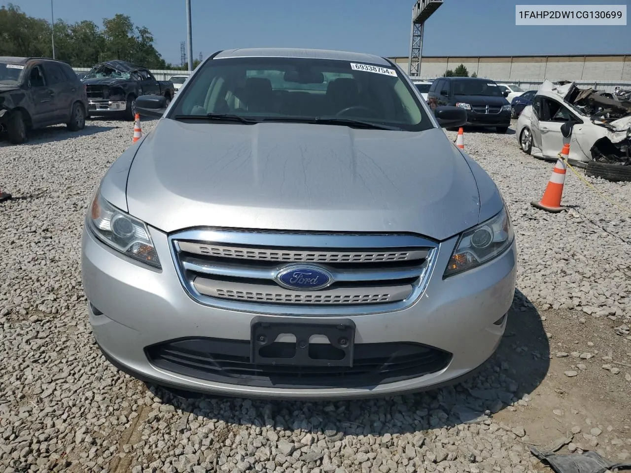 2012 Ford Taurus Se VIN: 1FAHP2DW1CG130699 Lot: 69338754