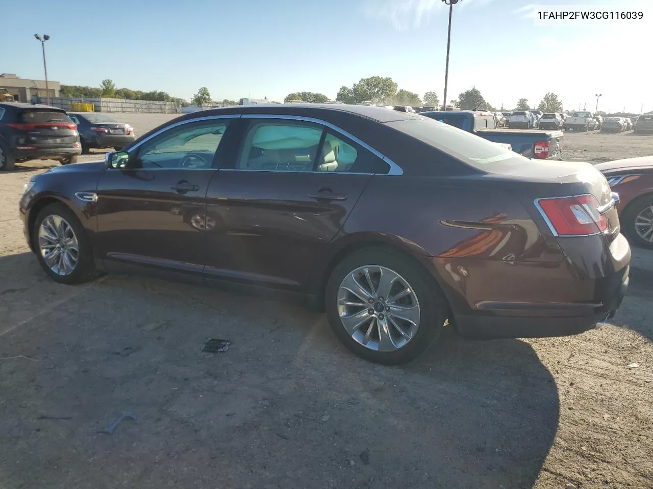 2012 Ford Taurus Limited VIN: 1FAHP2FW3CG116039 Lot: 69497354