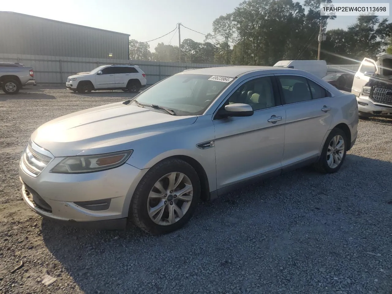 2012 Ford Taurus Sel VIN: 1FAHP2EW4CG113698 Lot: 69623964