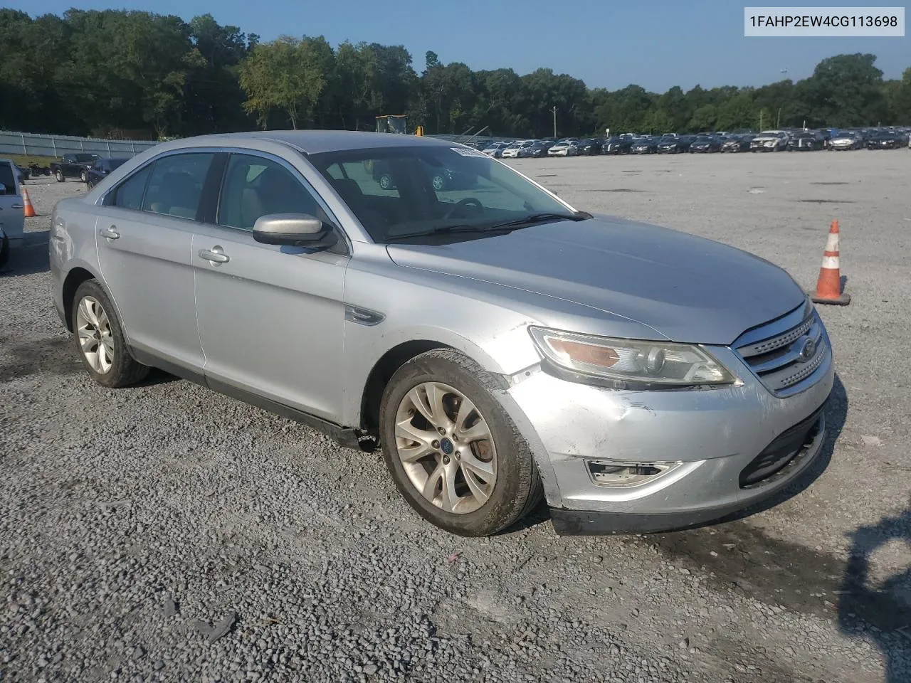 1FAHP2EW4CG113698 2012 Ford Taurus Sel