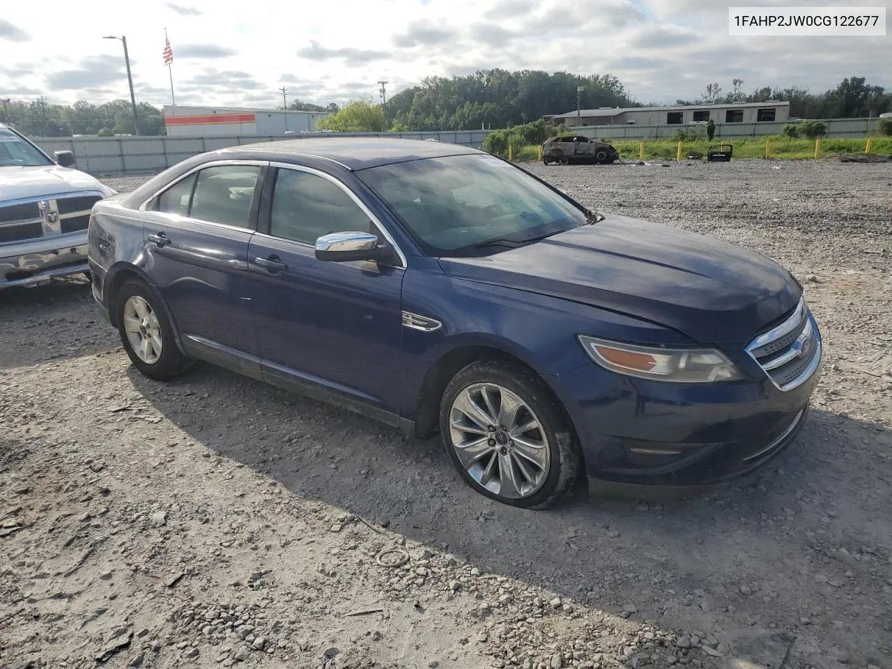 2012 Ford Taurus Limited VIN: 1FAHP2JW0CG122677 Lot: 70484284