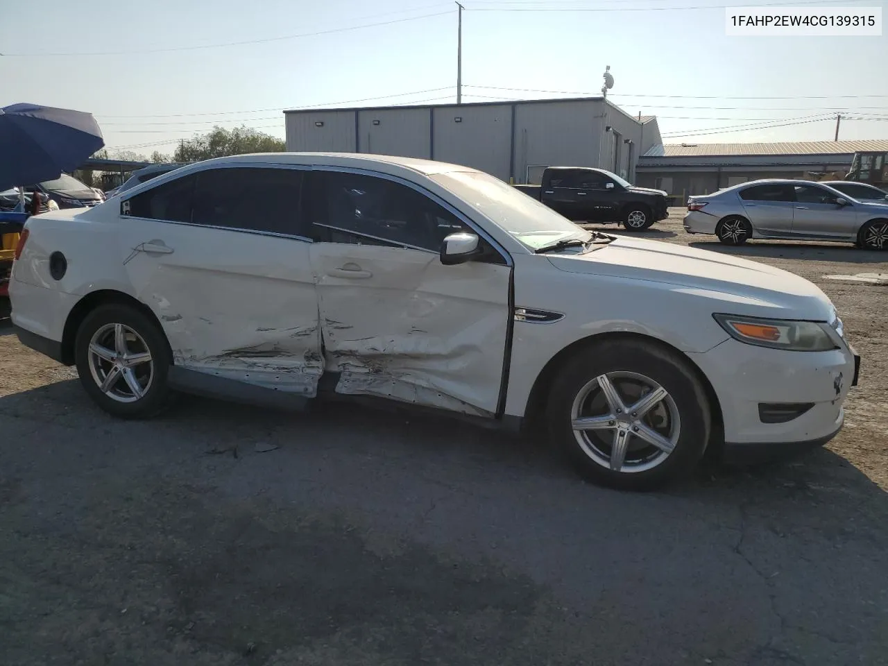 2012 Ford Taurus Sel VIN: 1FAHP2EW4CG139315 Lot: 70584184