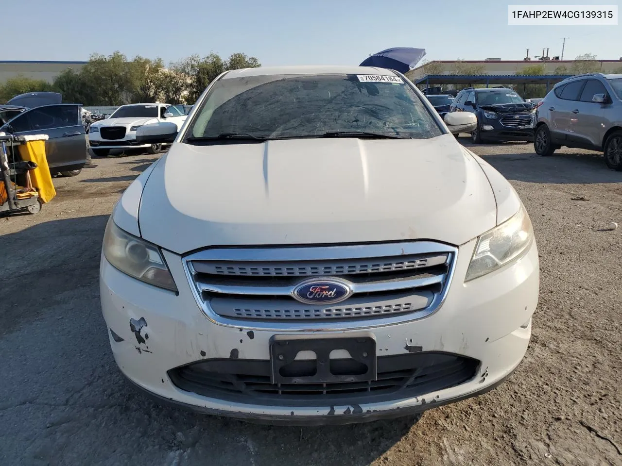 2012 Ford Taurus Sel VIN: 1FAHP2EW4CG139315 Lot: 70584184