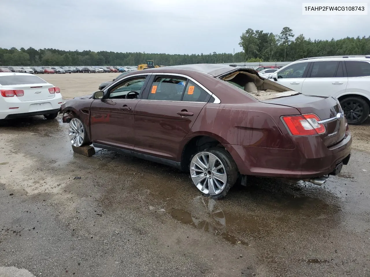 2012 Ford Taurus Limited VIN: 1FAHP2FW4CG108743 Lot: 71163544