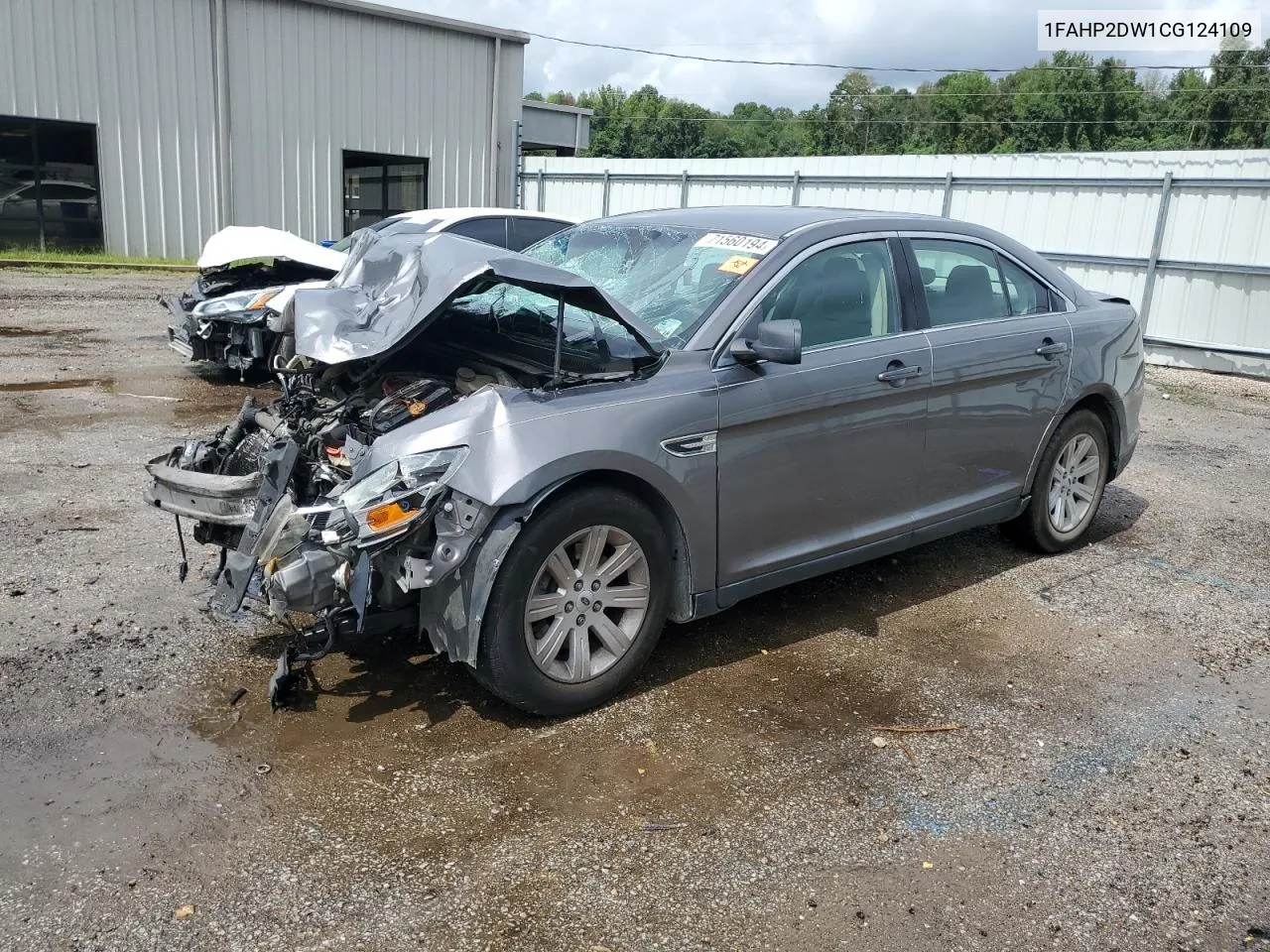 2012 Ford Taurus Se VIN: 1FAHP2DW1CG124109 Lot: 71560194