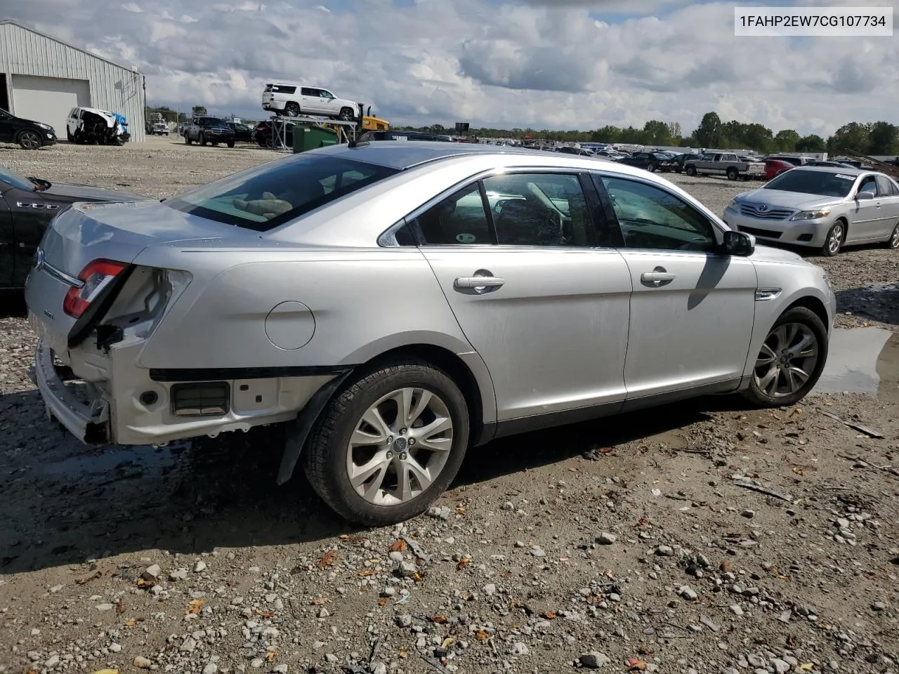 2012 Ford Taurus Sel VIN: 1FAHP2EW7CG107734 Lot: 72010614