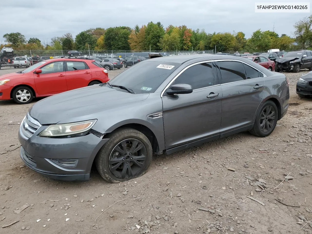 2012 Ford Taurus Sel VIN: 1FAHP2EW9CG140265 Lot: 72602024