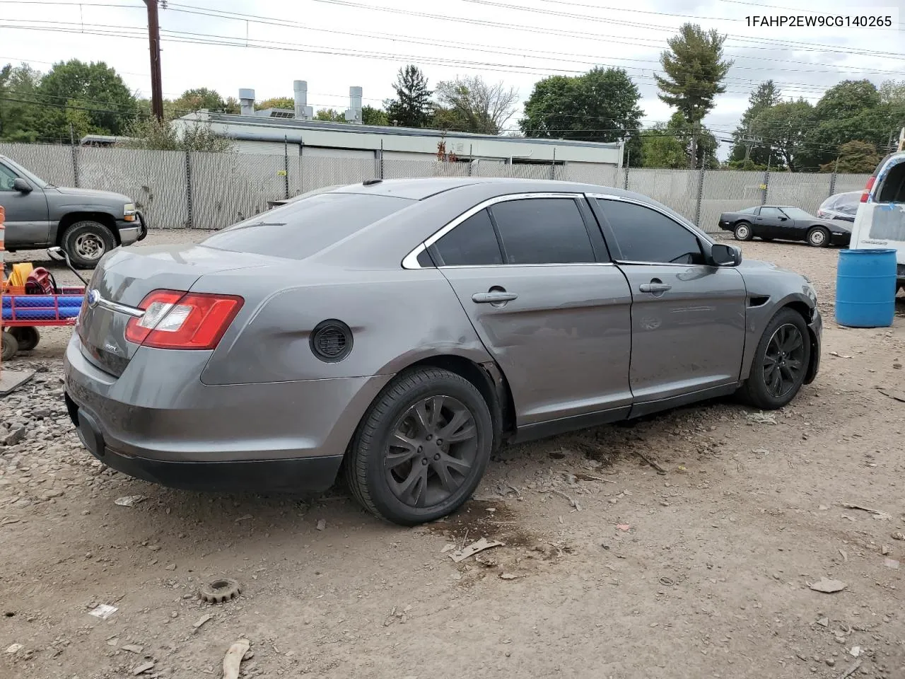 2012 Ford Taurus Sel VIN: 1FAHP2EW9CG140265 Lot: 72602024