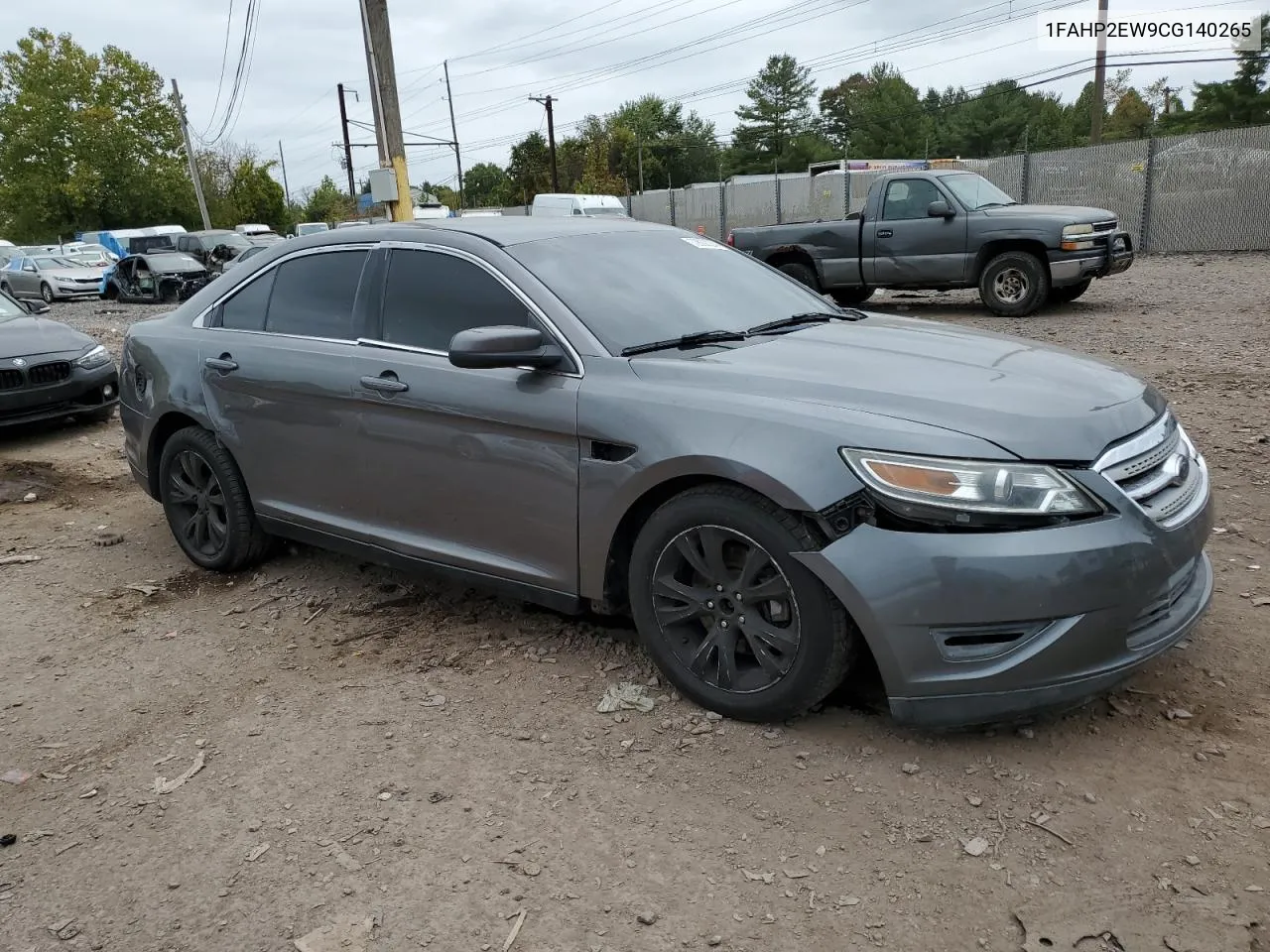 2012 Ford Taurus Sel VIN: 1FAHP2EW9CG140265 Lot: 72602024