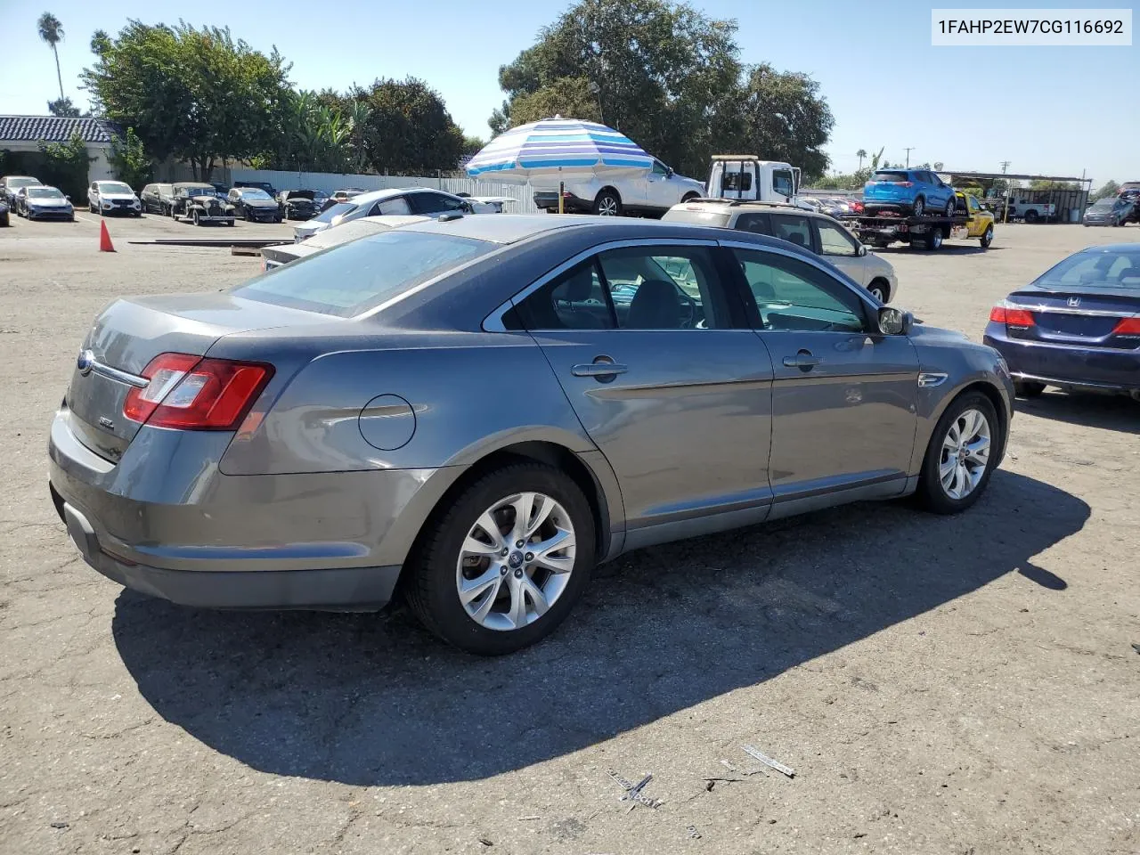 2012 Ford Taurus Sel VIN: 1FAHP2EW7CG116692 Lot: 72617154