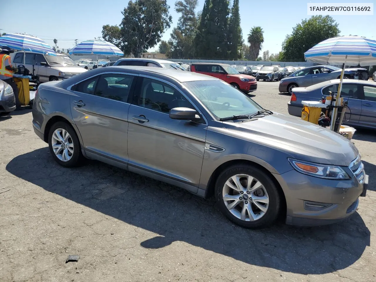 2012 Ford Taurus Sel VIN: 1FAHP2EW7CG116692 Lot: 72617154