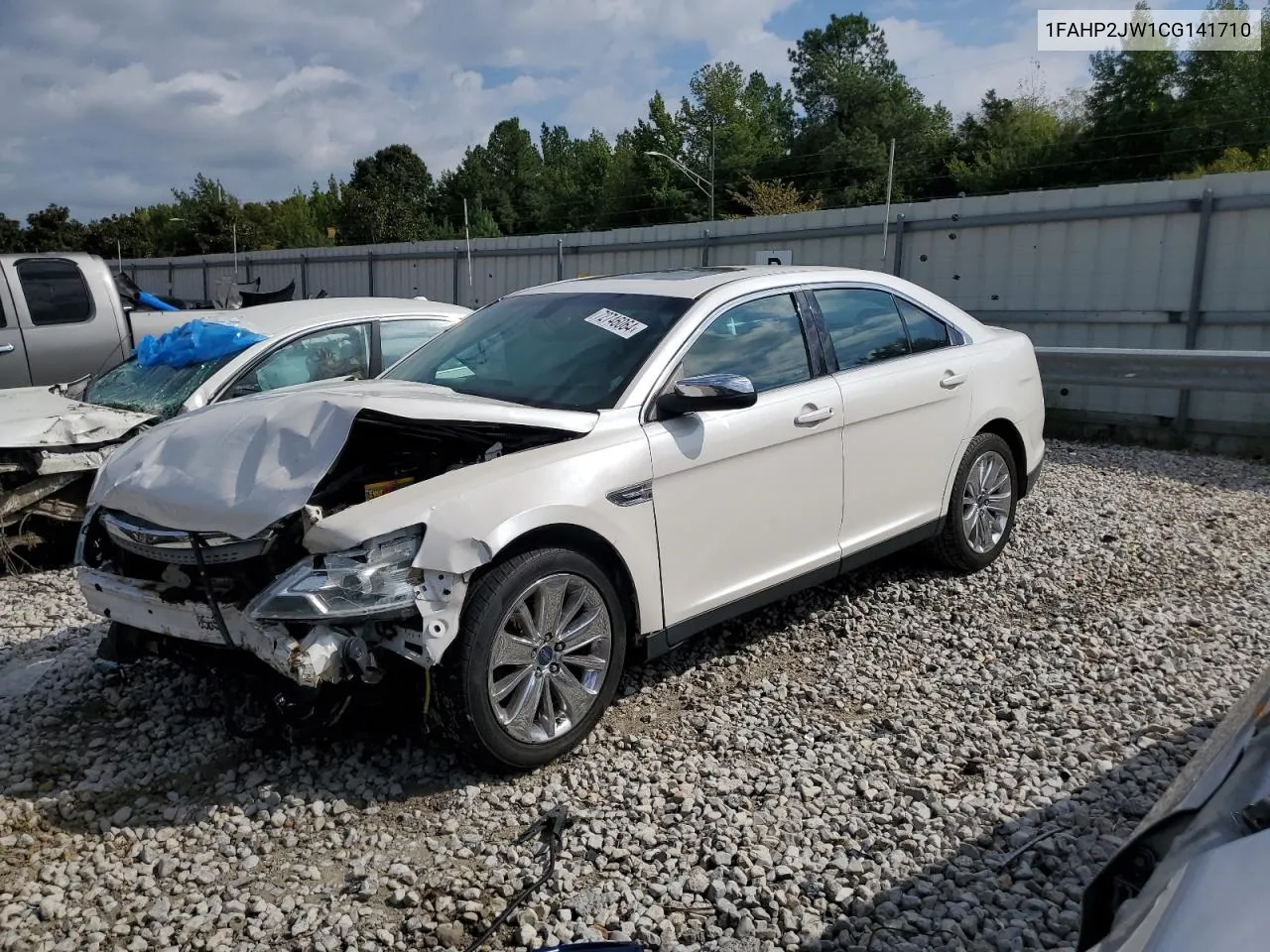 2012 Ford Taurus Limited VIN: 1FAHP2JW1CG141710 Lot: 72746064