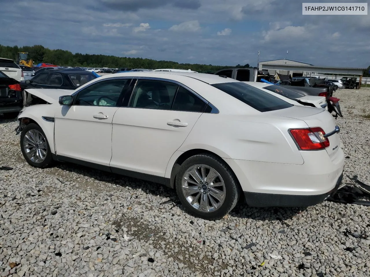 2012 Ford Taurus Limited VIN: 1FAHP2JW1CG141710 Lot: 72746064