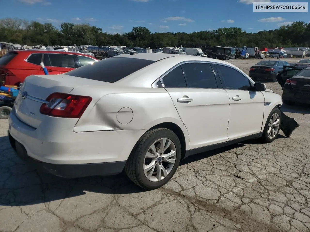 2012 Ford Taurus Sel VIN: 1FAHP2EW7CG106549 Lot: 72977874