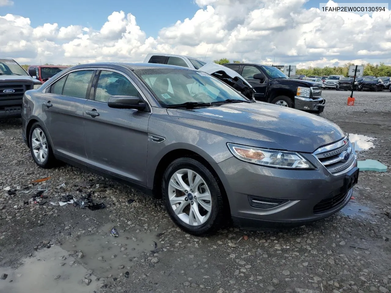 2012 Ford Taurus Sel VIN: 1FAHP2EW0CG130594 Lot: 73194544