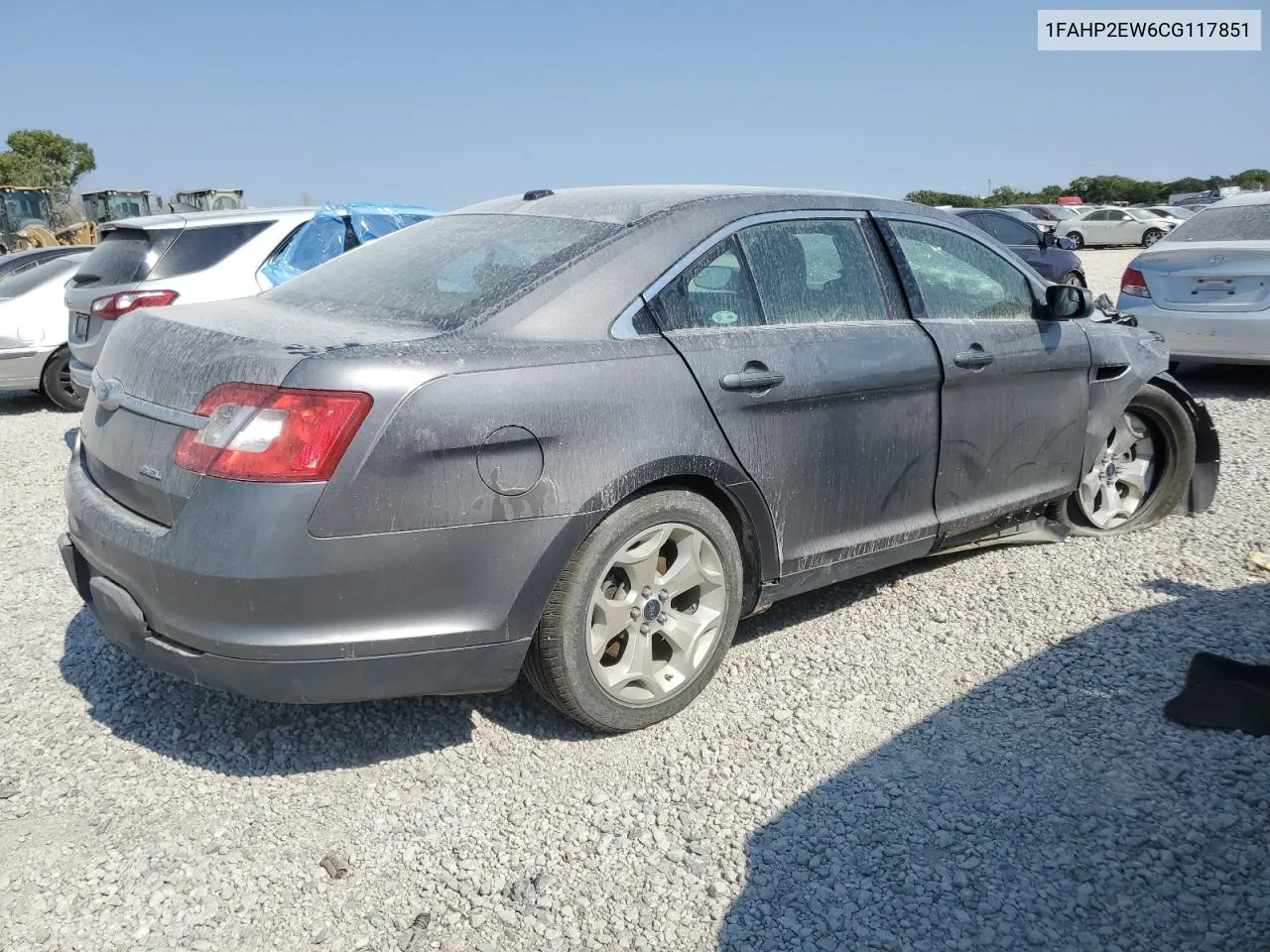 2012 Ford Taurus Sel VIN: 1FAHP2EW6CG117851 Lot: 74738564