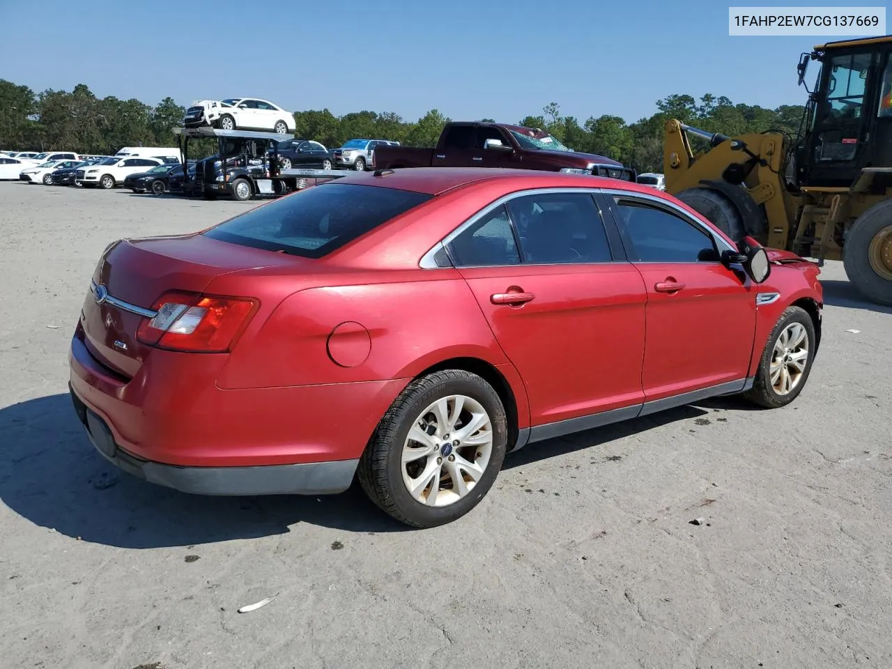 2012 Ford Taurus Sel VIN: 1FAHP2EW7CG137669 Lot: 74967194