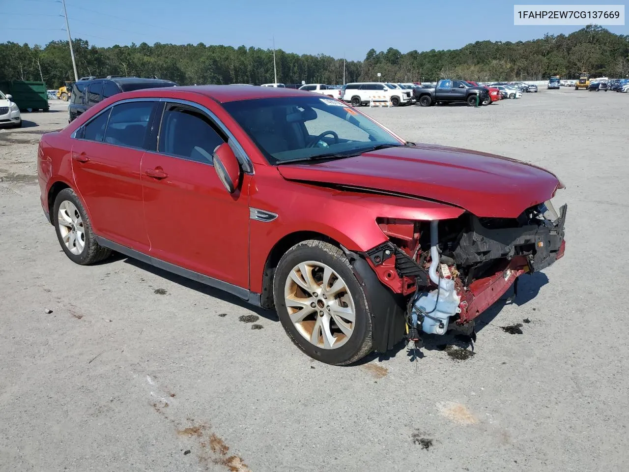 2012 Ford Taurus Sel VIN: 1FAHP2EW7CG137669 Lot: 74967194