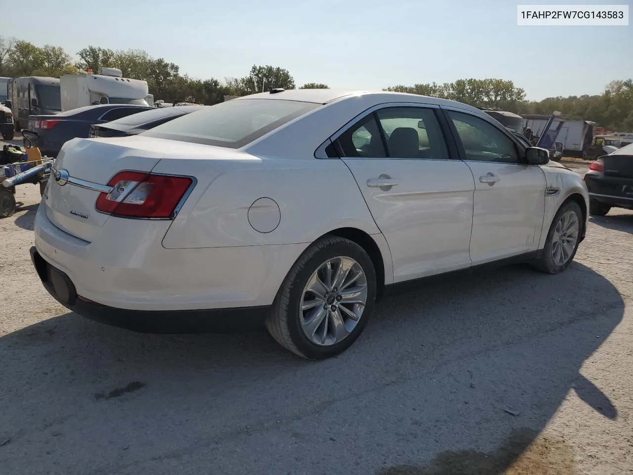 2012 Ford Taurus Limited VIN: 1FAHP2FW7CG143583 Lot: 75175474