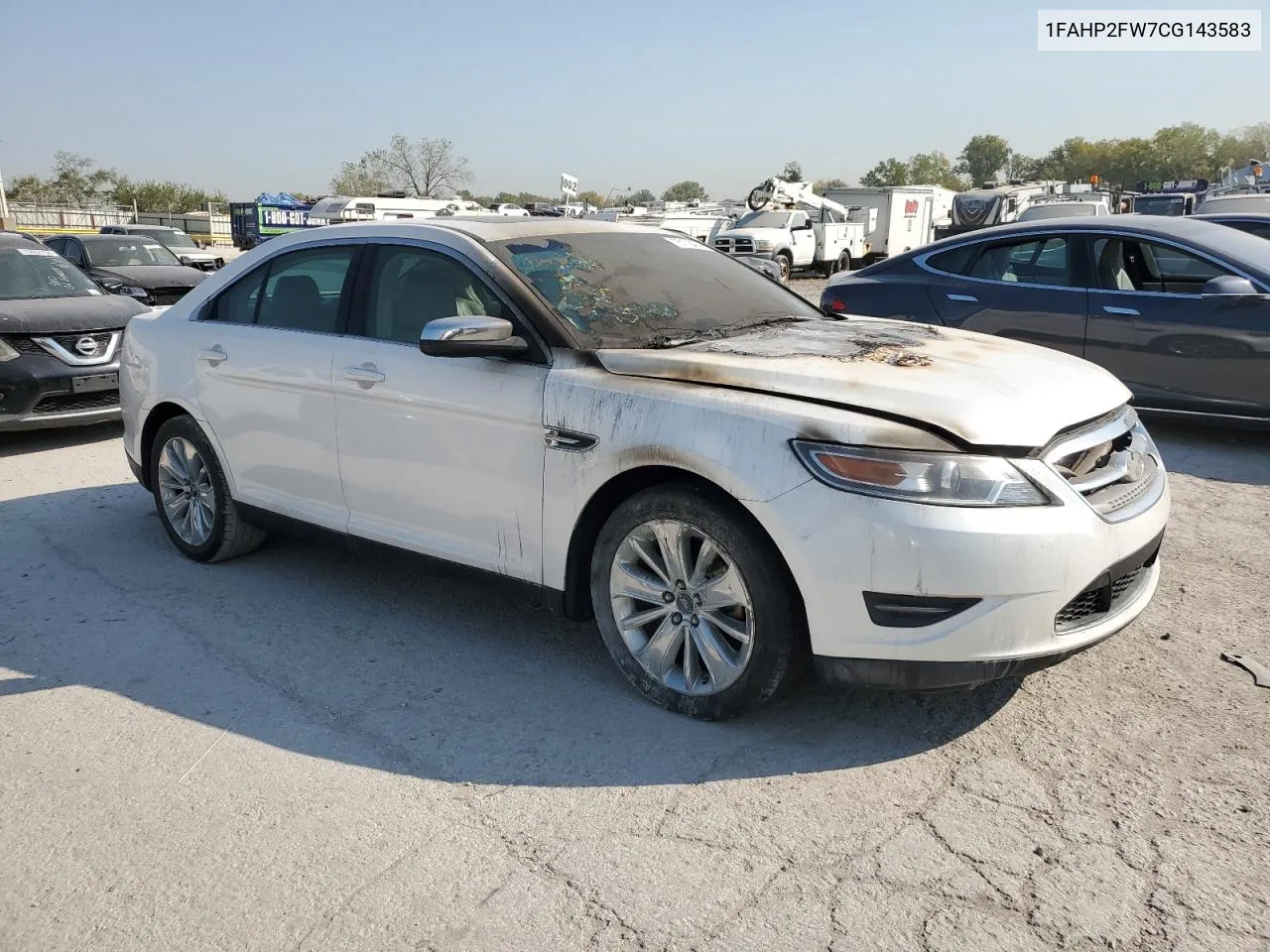 2012 Ford Taurus Limited VIN: 1FAHP2FW7CG143583 Lot: 75175474