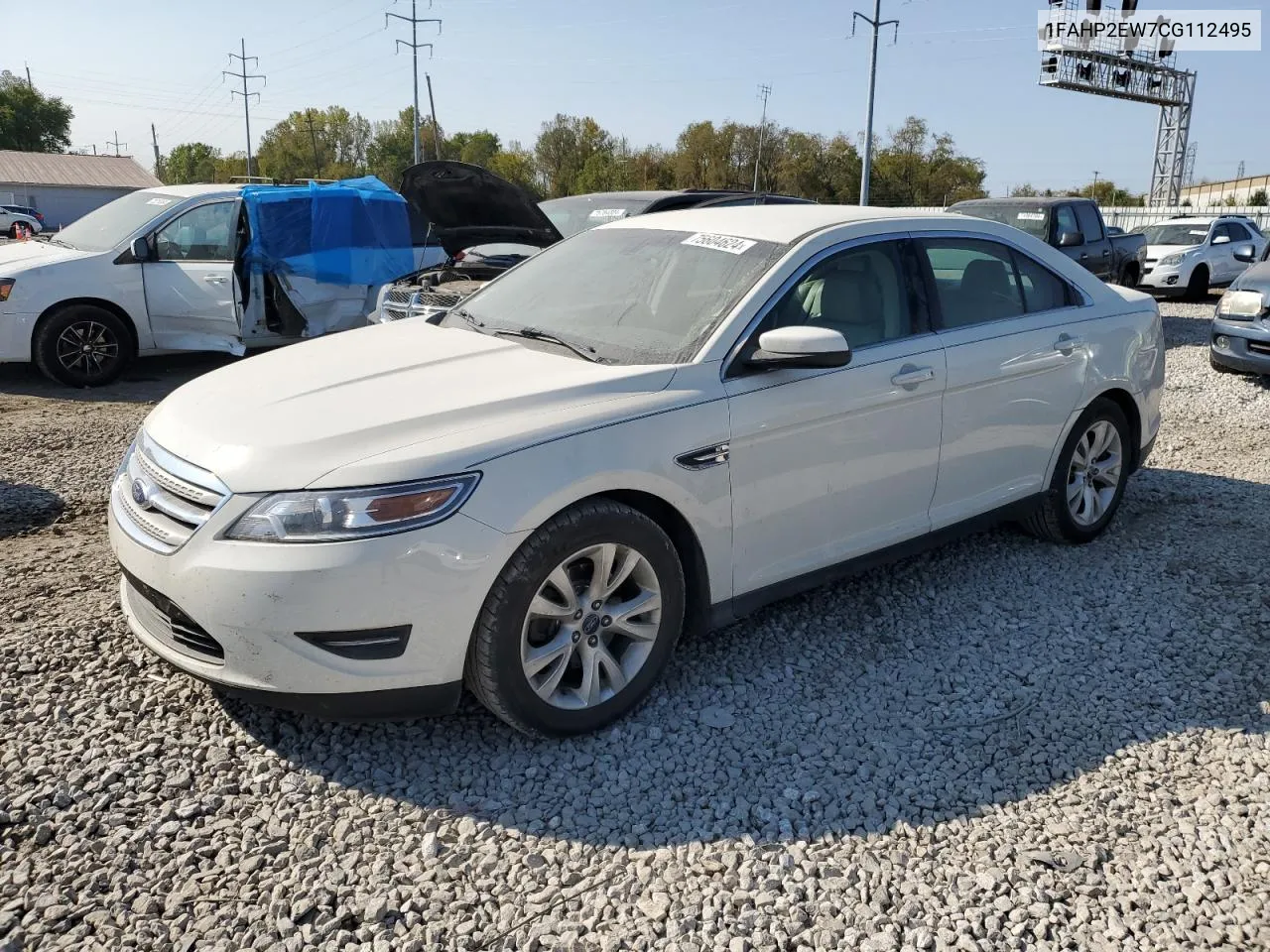 2012 Ford Taurus Sel VIN: 1FAHP2EW7CG112495 Lot: 75604624