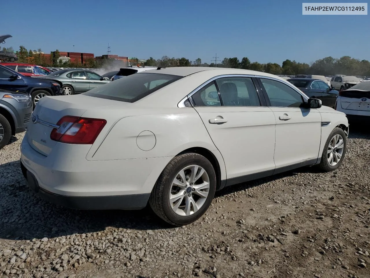 2012 Ford Taurus Sel VIN: 1FAHP2EW7CG112495 Lot: 75604624