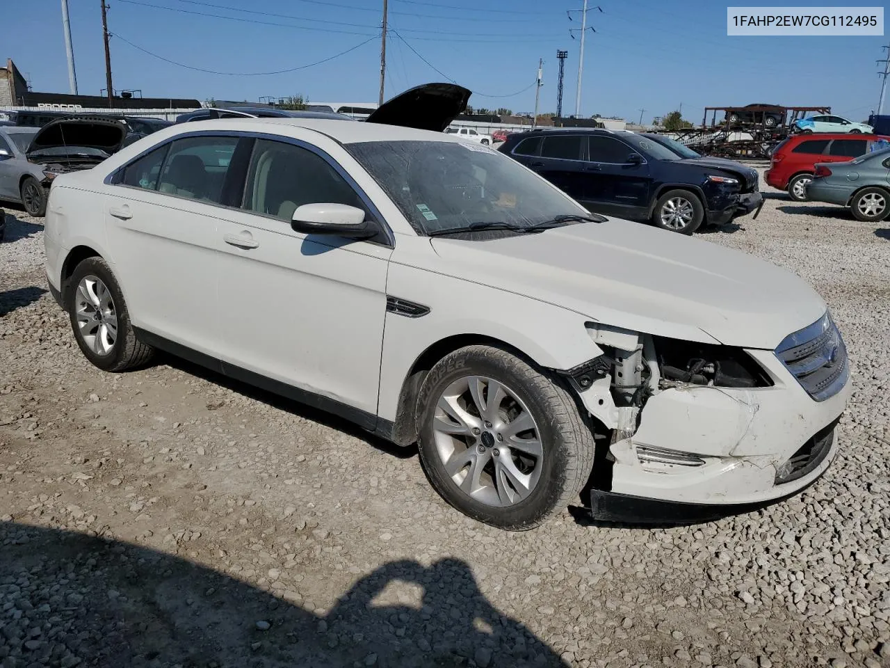 2012 Ford Taurus Sel VIN: 1FAHP2EW7CG112495 Lot: 75604624