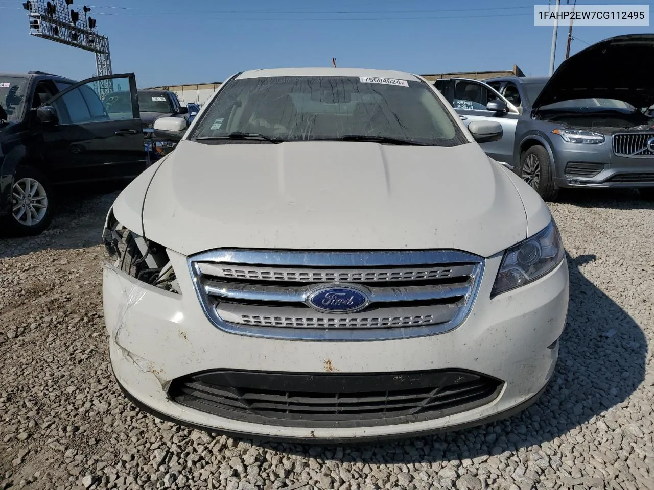 2012 Ford Taurus Sel VIN: 1FAHP2EW7CG112495 Lot: 75604624