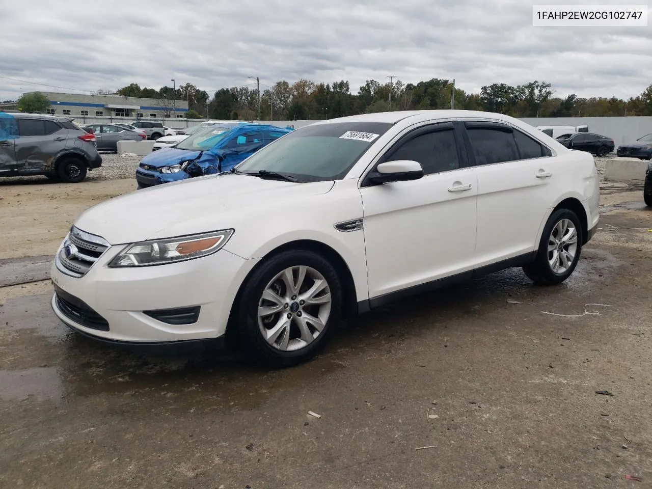 2012 Ford Taurus Sel VIN: 1FAHP2EW2CG102747 Lot: 75691684