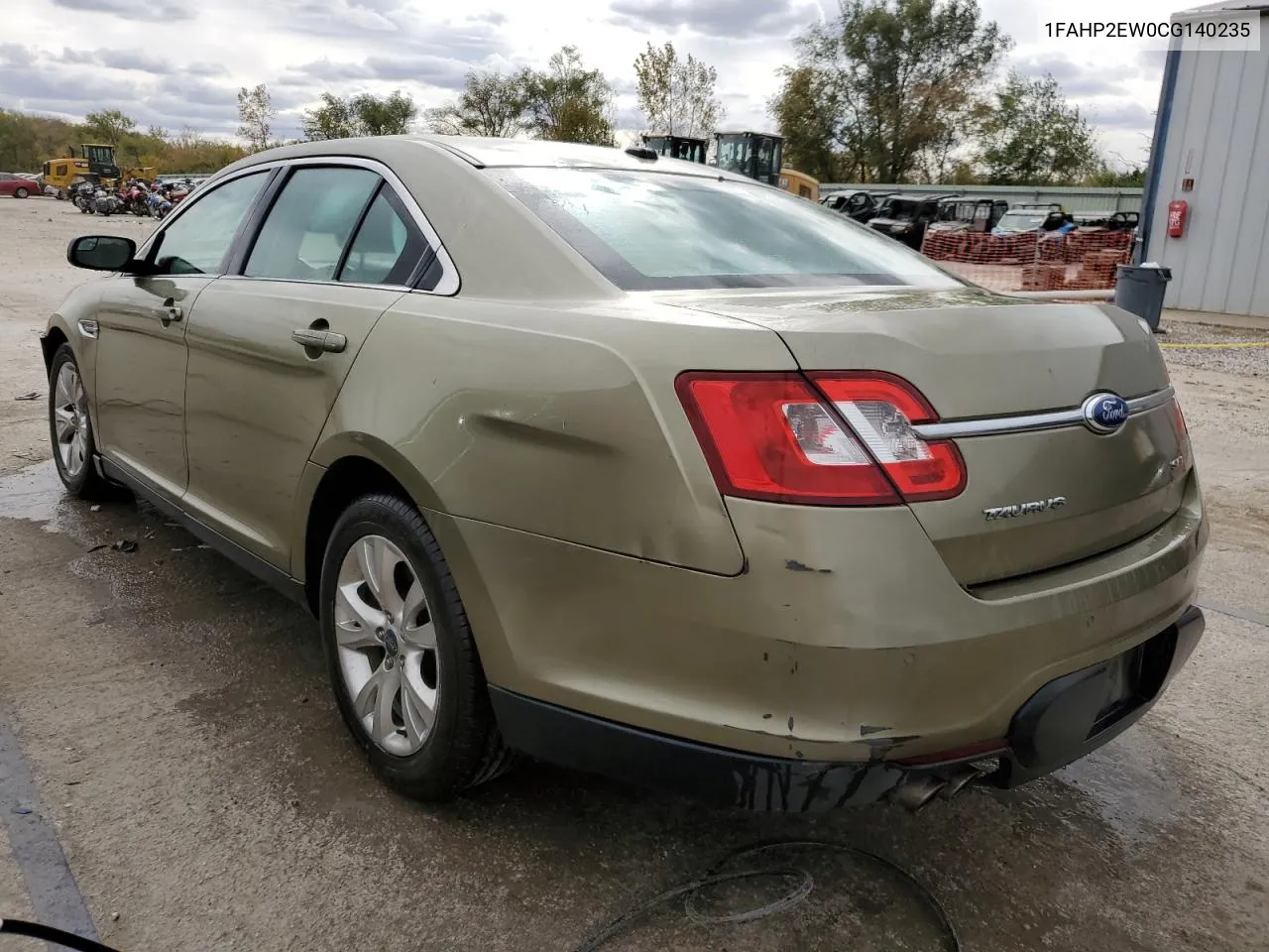 2012 Ford Taurus Sel VIN: 1FAHP2EW0CG140235 Lot: 75883694