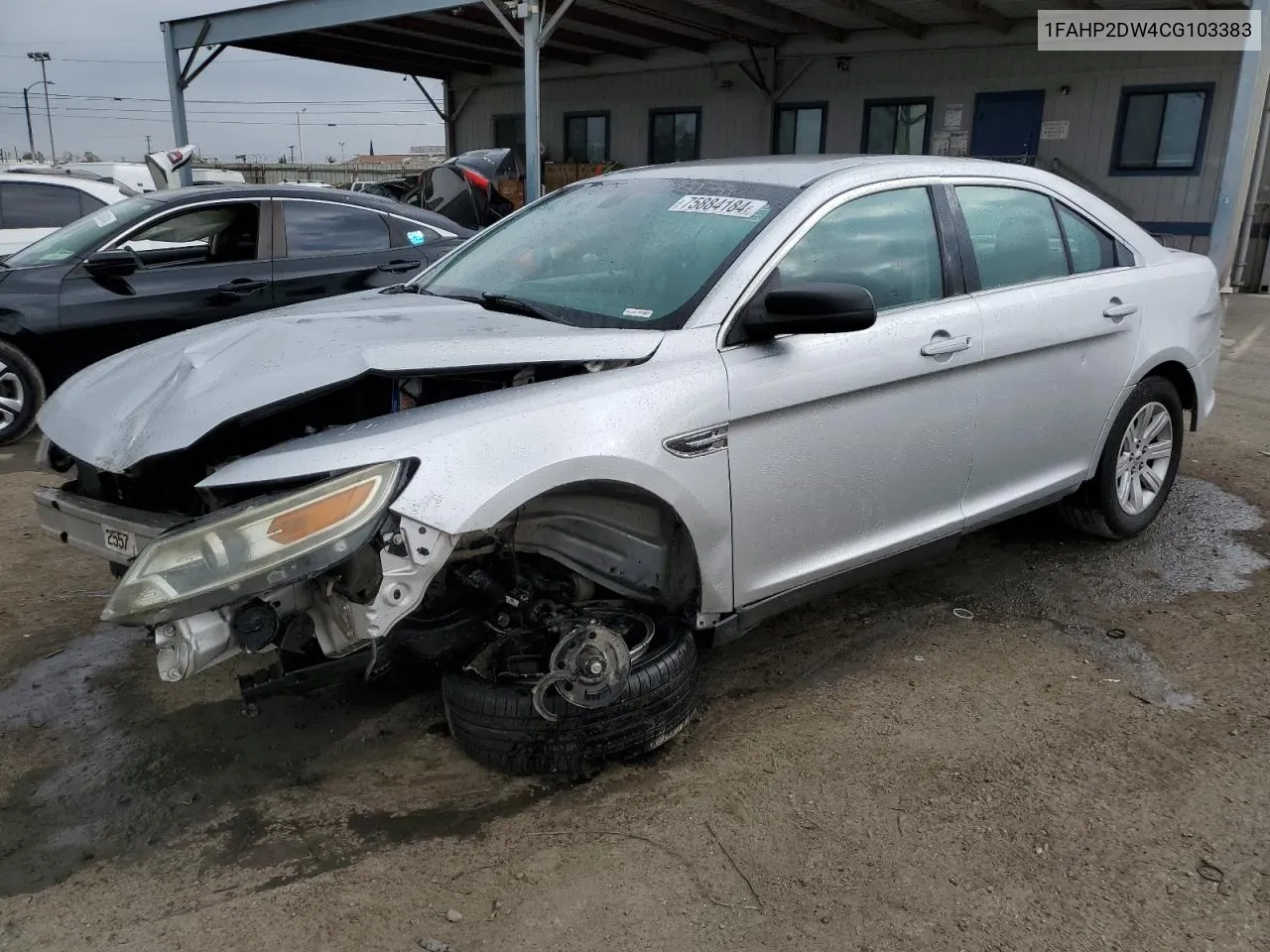 2012 Ford Taurus Se VIN: 1FAHP2DW4CG103383 Lot: 75884184