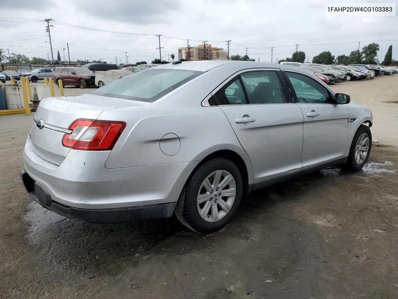 2012 Ford Taurus Se VIN: 1FAHP2DW4CG103383 Lot: 75884184