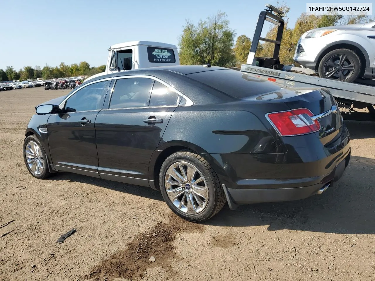 2012 Ford Taurus Limited VIN: 1FAHP2FW5CG142724 Lot: 75982684