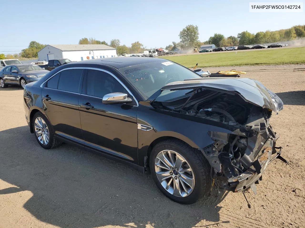 2012 Ford Taurus Limited VIN: 1FAHP2FW5CG142724 Lot: 75982684